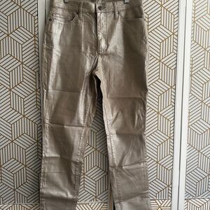 Lands' End Gold Straight Leg Jeans